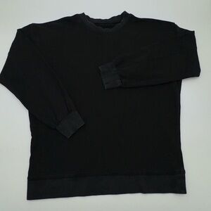 Lululemon Sweatshirt Mens S/M Black Casual Athleisure Pullover Fleece